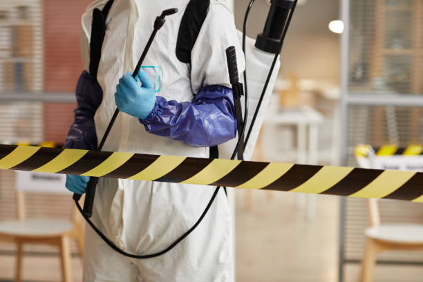 Professional Biohazard Cleanup technician working in Greenville, IN